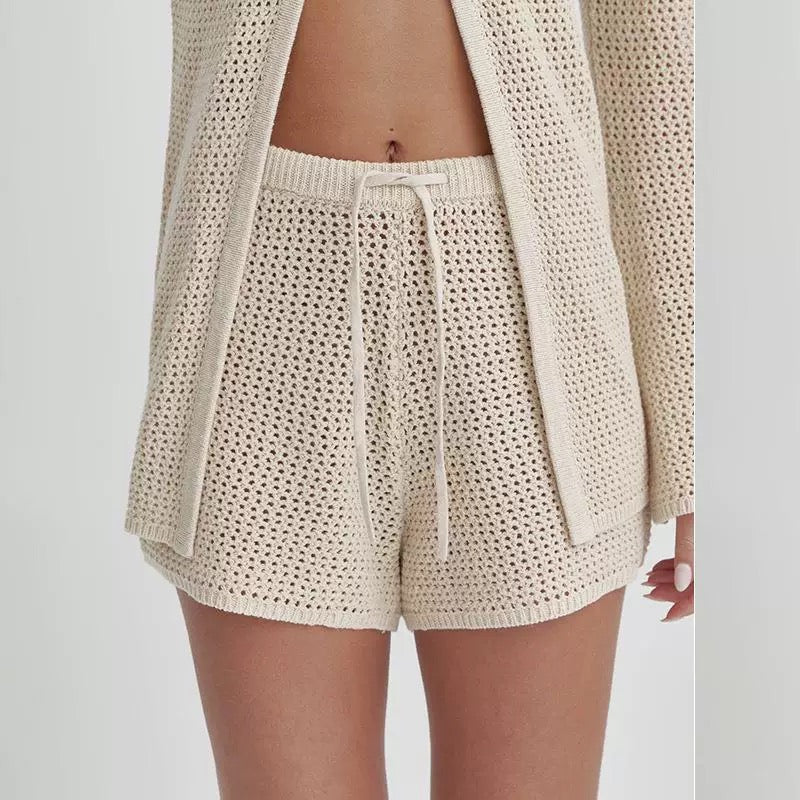 Ecru Tie-Up Crochet Set