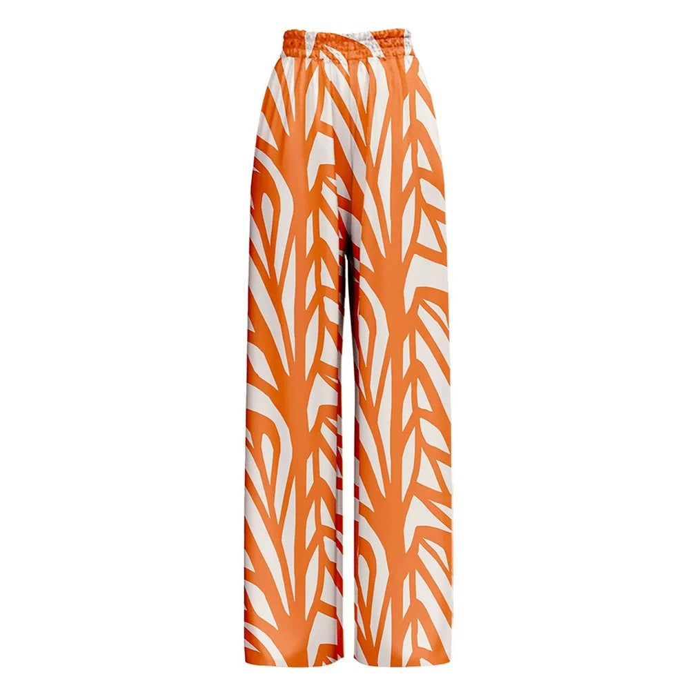 Orange Crush Bikini With Pants Set