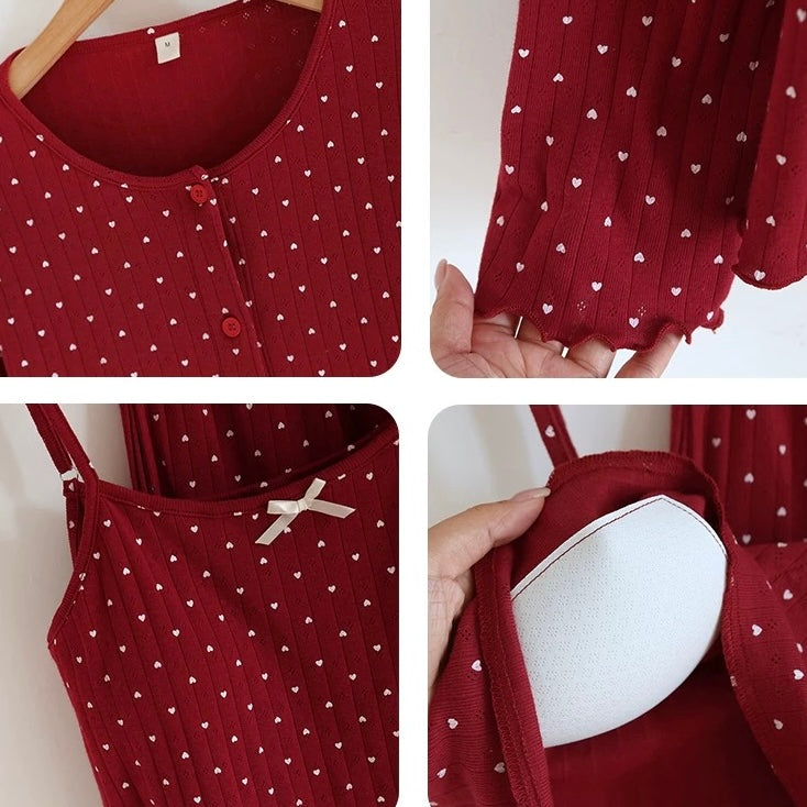 Lovebug Padded Nightsuit -3pc Set