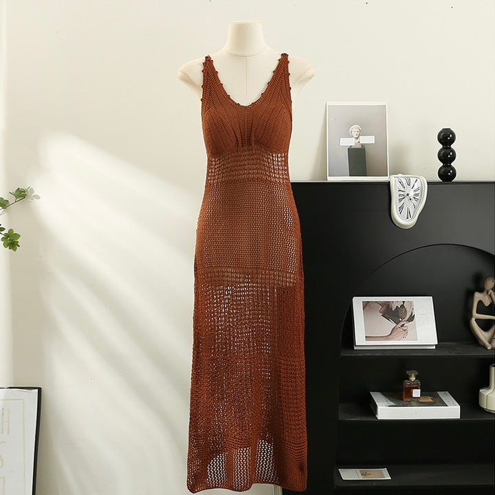 Sandy Crochet Maxi Dress