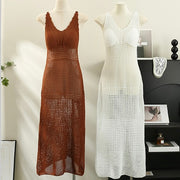 Sandy Crochet Maxi Dress