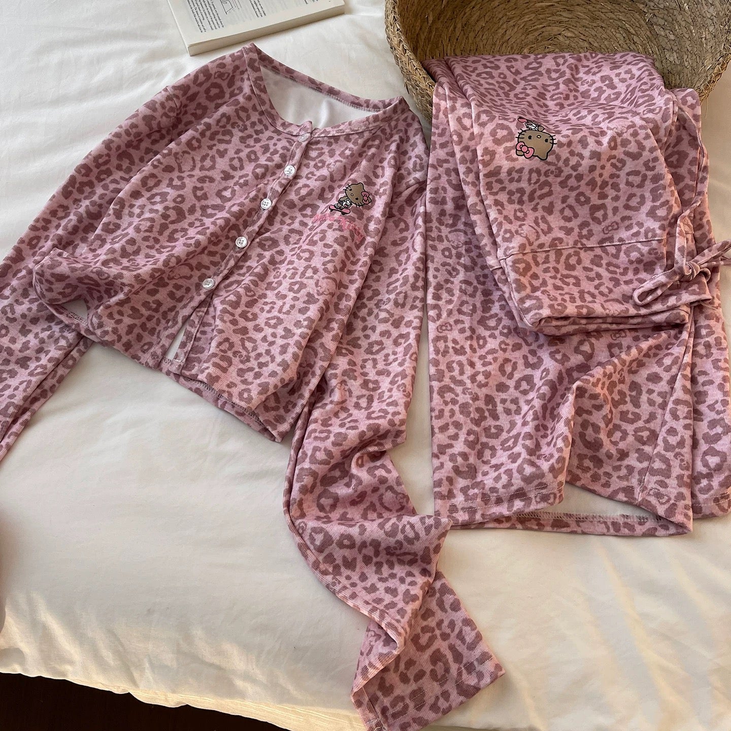 Pink Panthera Padded Nightsuit -3pc Set