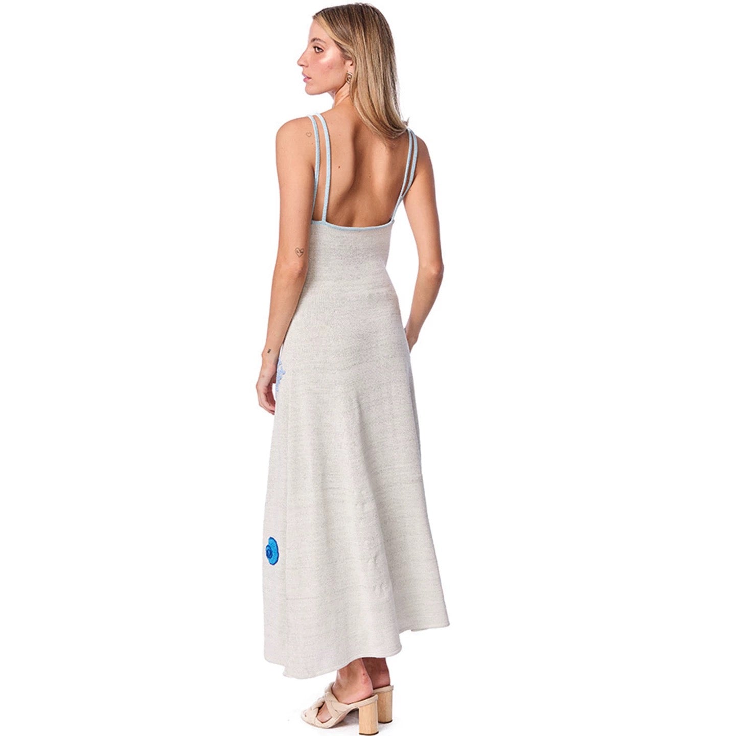 Seaside Scribble Midi Dress