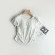 Cinched Waist Padded T-shirt