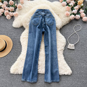 Amari Dual Shade Wide leg denim