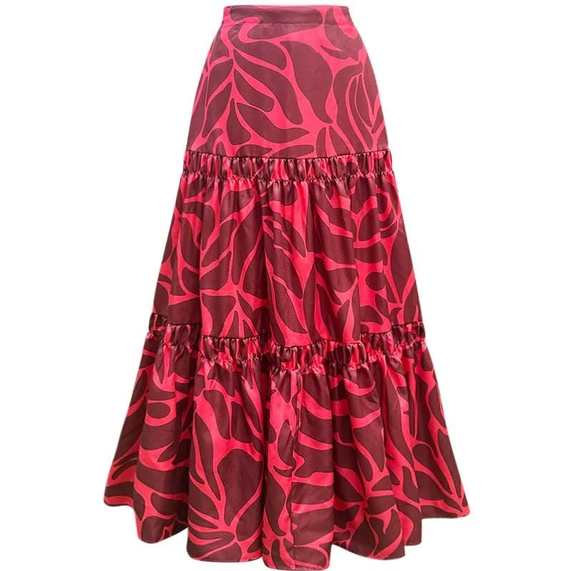 Lal Pari - Monokini & Skirt Set