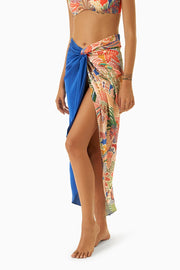 Vanesa One Shoulder Monokini With Knot Skirt