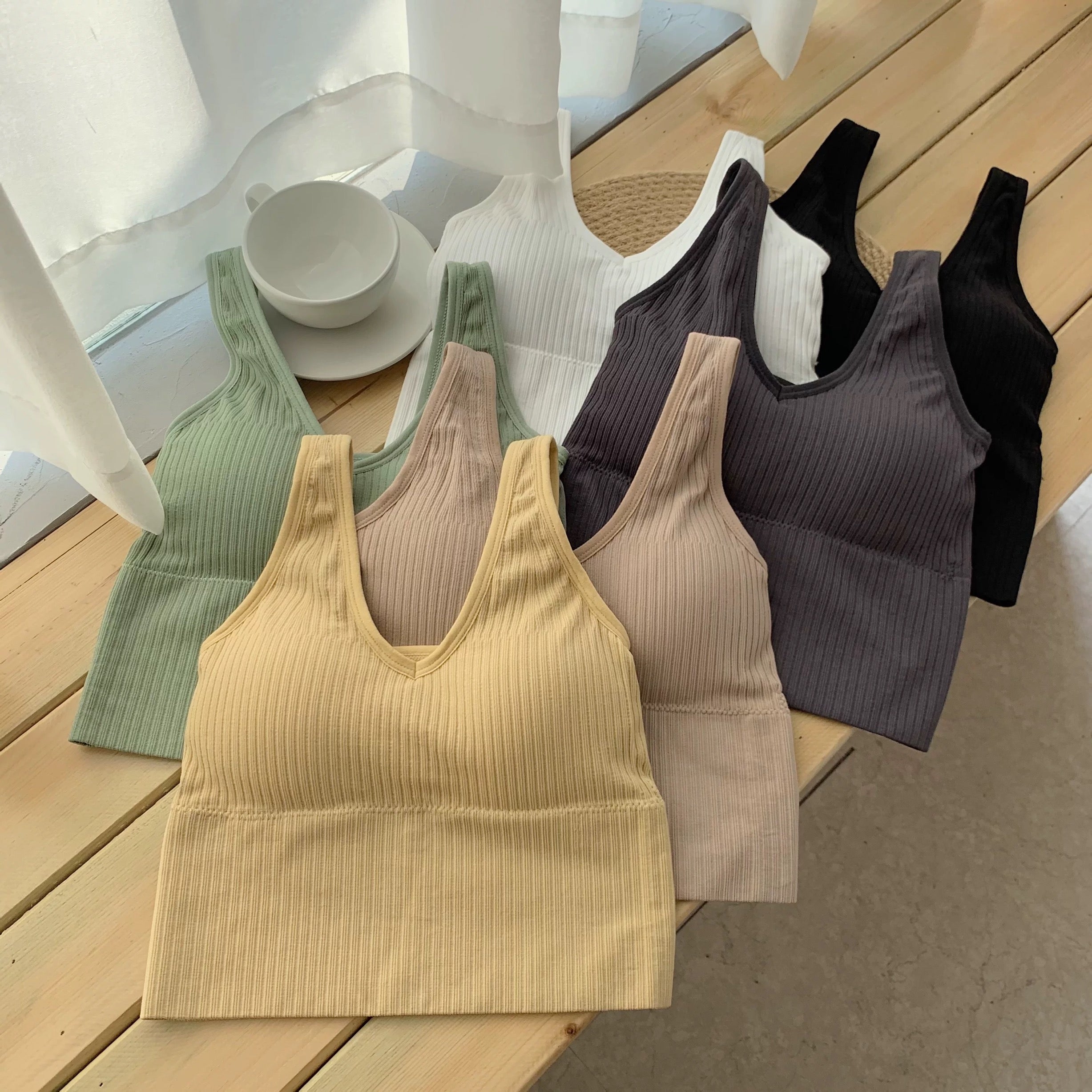 Jordan V-Neck Built-In Bra Camisole