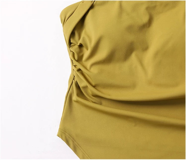 Tiny Twist Built-In Bra Top