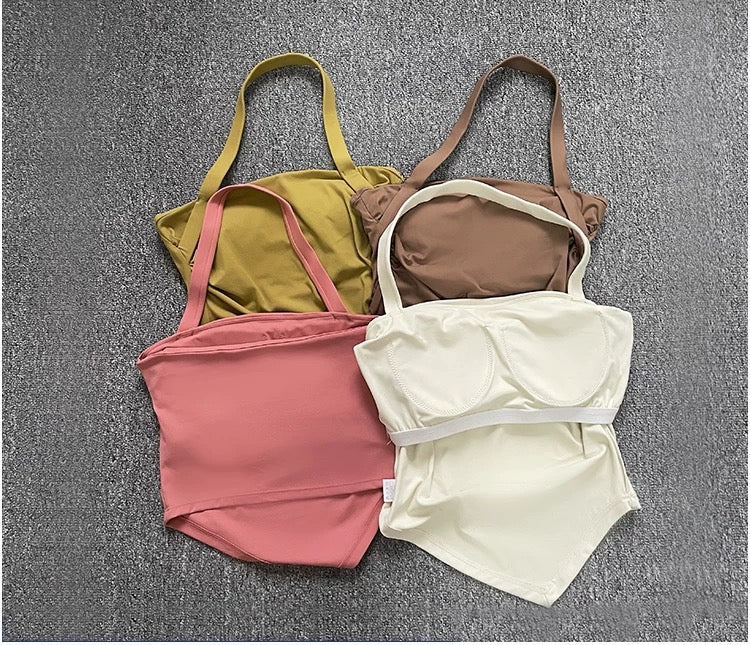 Tiny Twist Built-In Bra Top