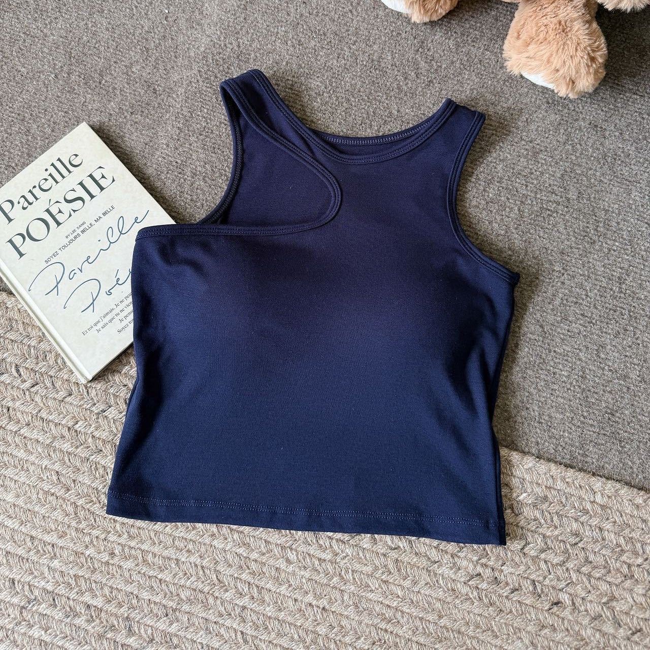 Hobart Cutout Built-In Bra Tank Top