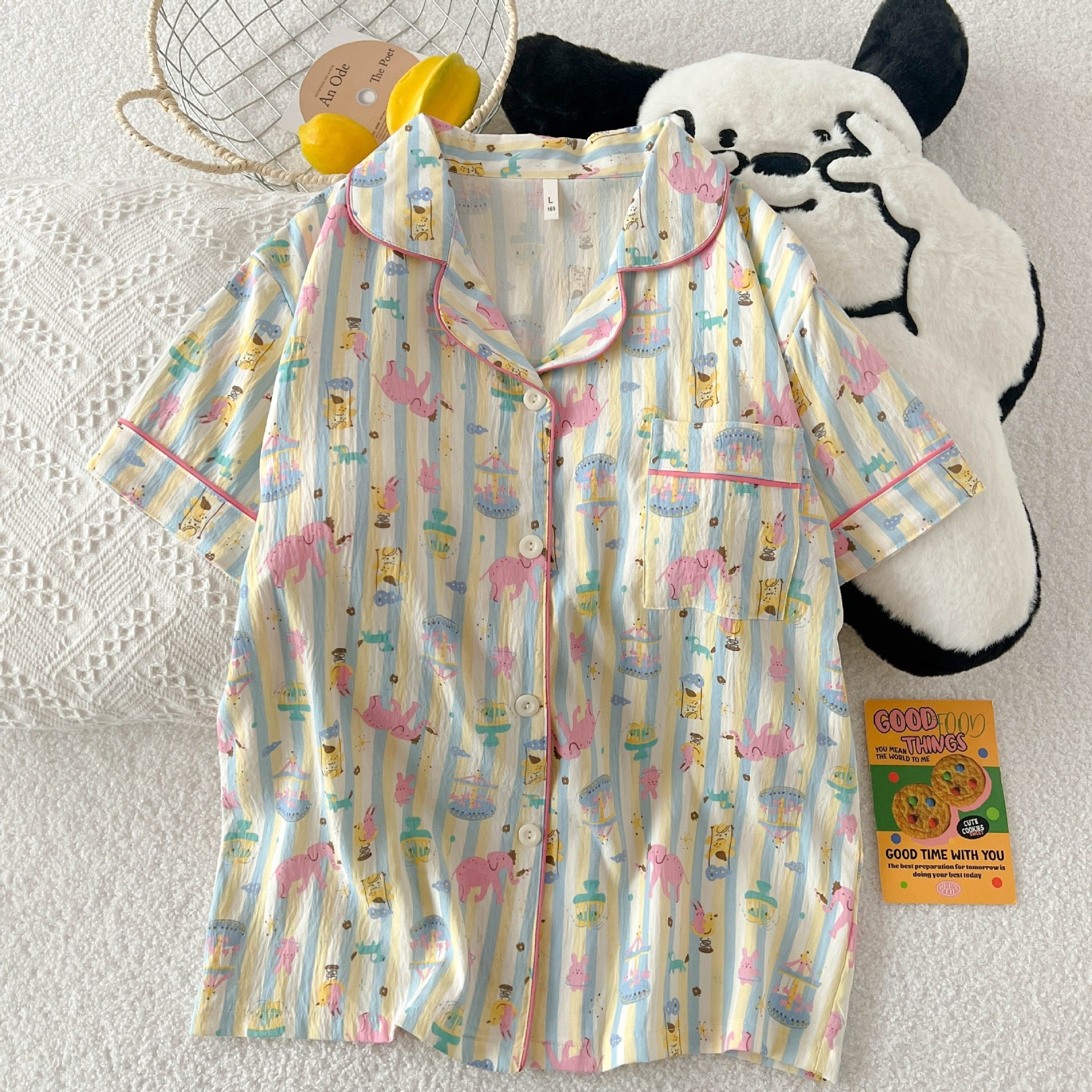 Midnight Circus Padded Nightsuit- 3pc set