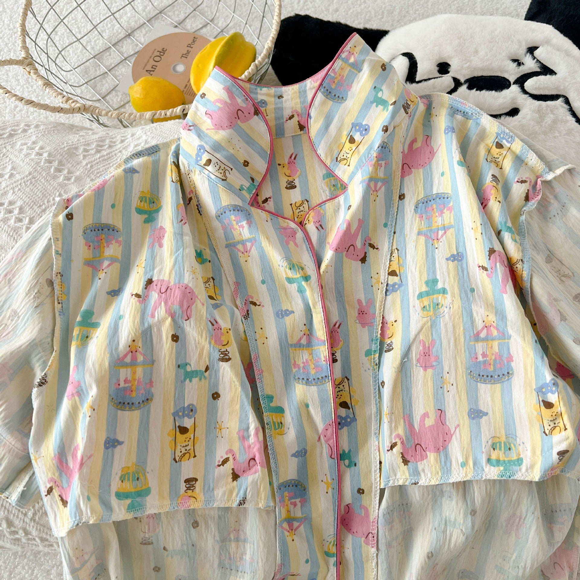 Midnight Circus Padded Nightsuit- 3pc set