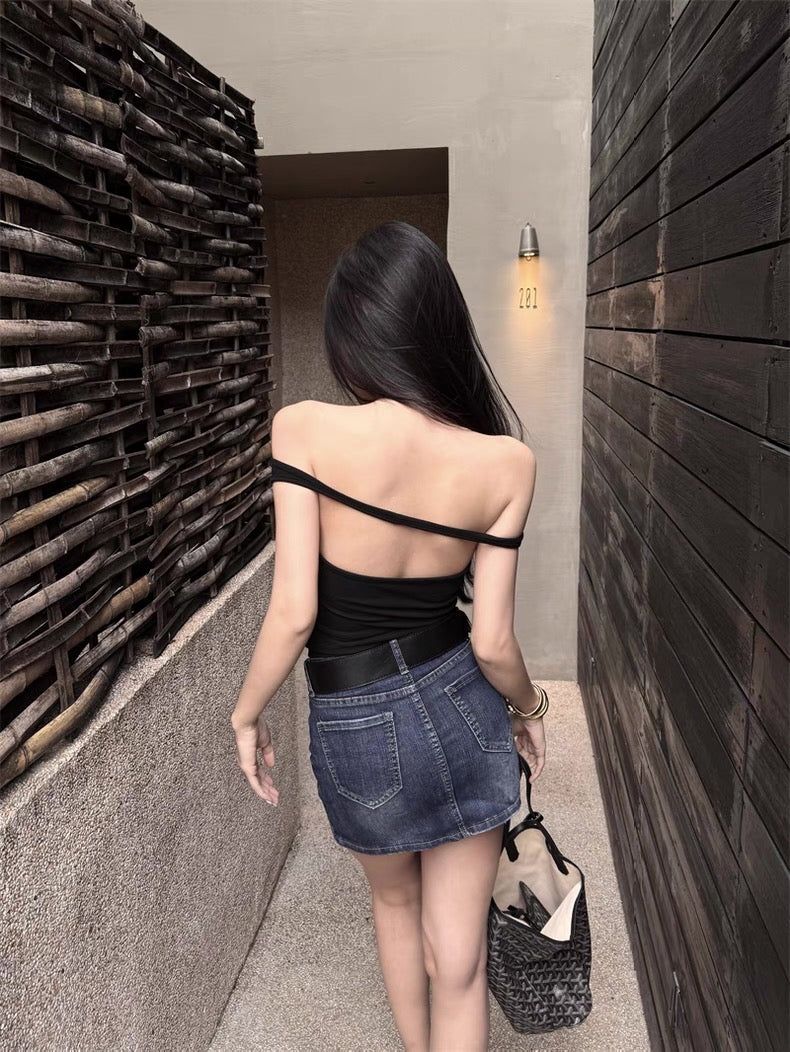 Kyoto Halter Built-In Bra Top