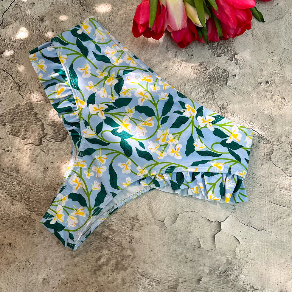 Floral Three Piece Bikini Set