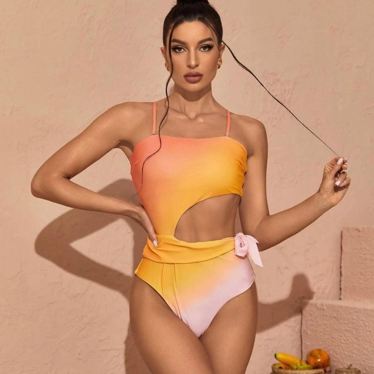Gradient Monokini and Sarong Set
