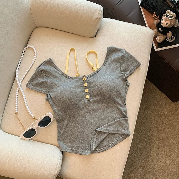 City Girl Built-In Bra Top