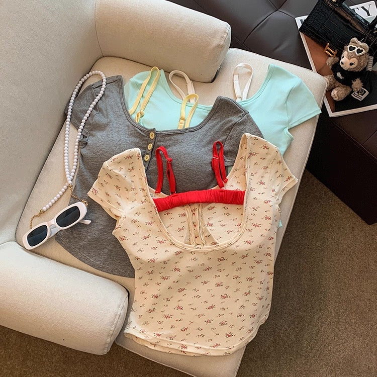 City Girl Built-In Bra Top