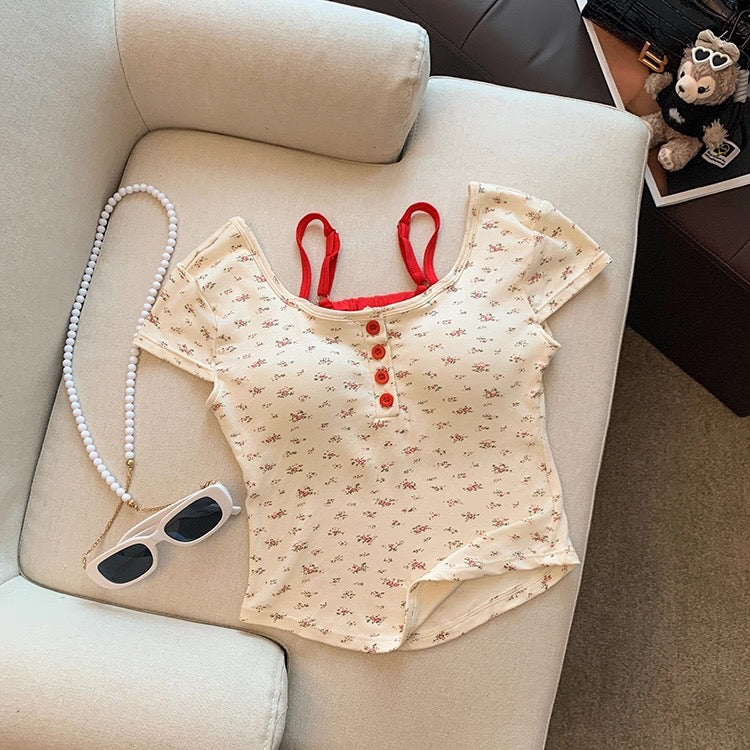City Girl Built-In Bra Top