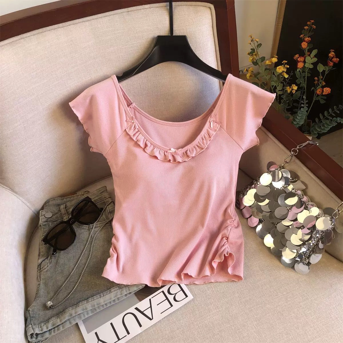 Mimi Built-in Bra Top