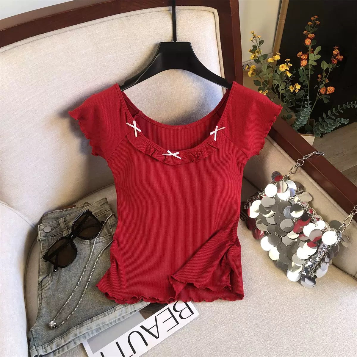 Mimi Built-in Bra Top