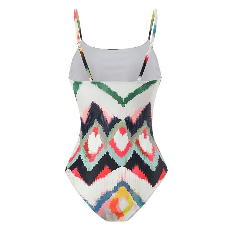 Geometric Multicolor Bikini Set