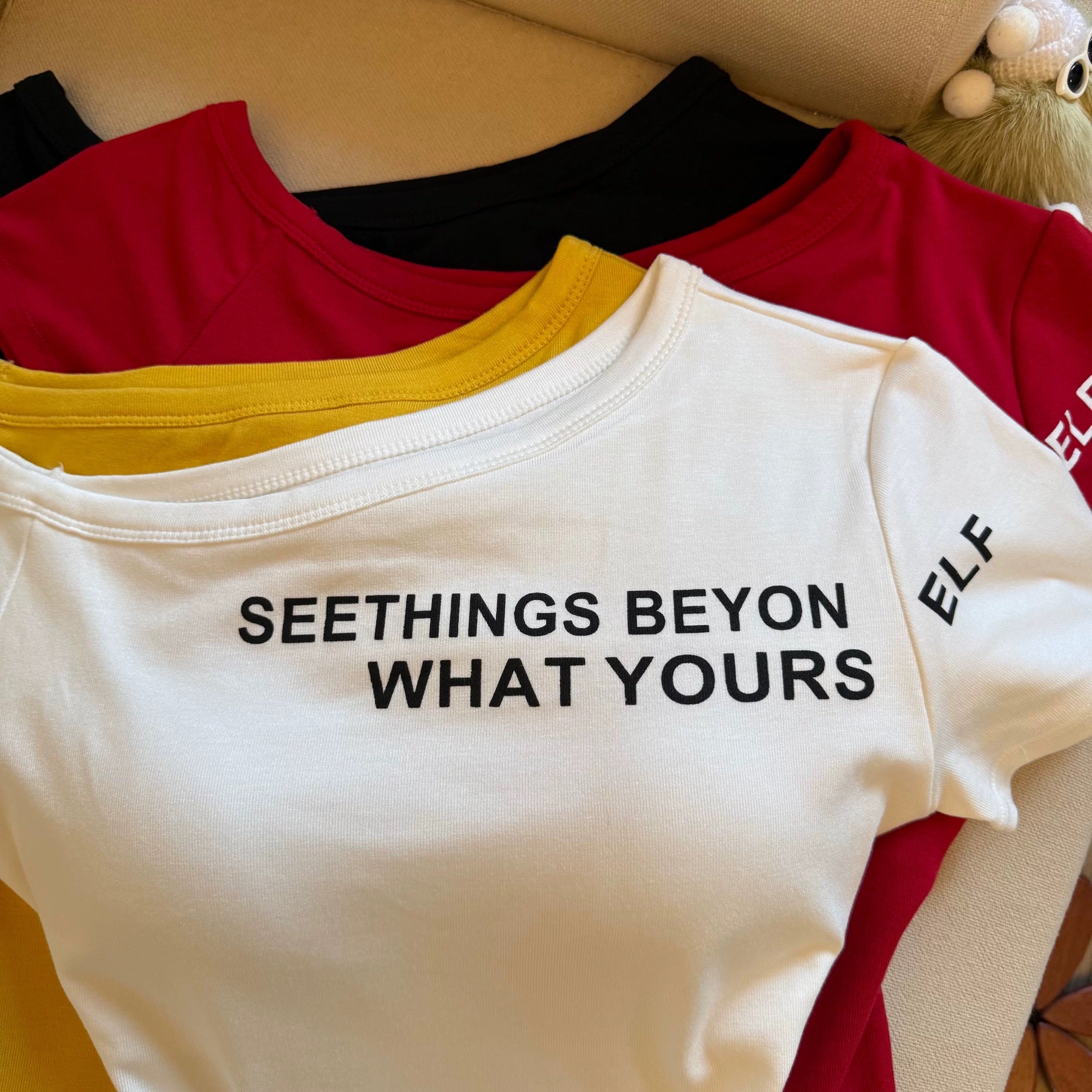 Beyond Drop Shoulder Built-in Bra t-shirt