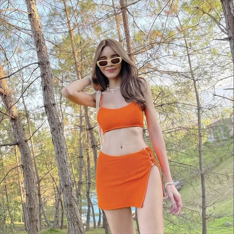 Neon Bombshell Swimsuit -3Pc Set