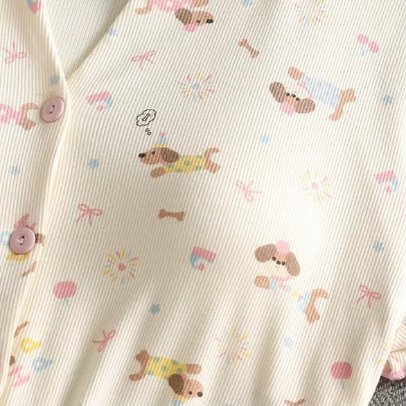 Doggo Delight Padded Nightsuit Set