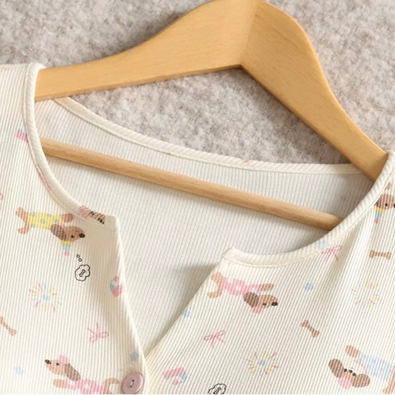 Doggo Delight Padded Nightsuit Set