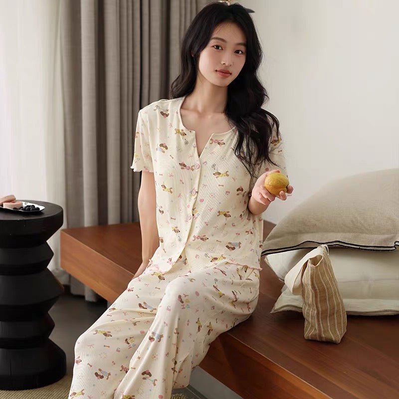 Doggo Delight Padded Nightsuit Set