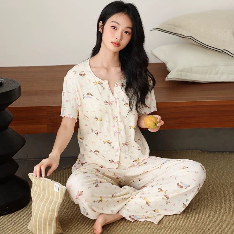 Doggo Delight Padded Nightsuit Set