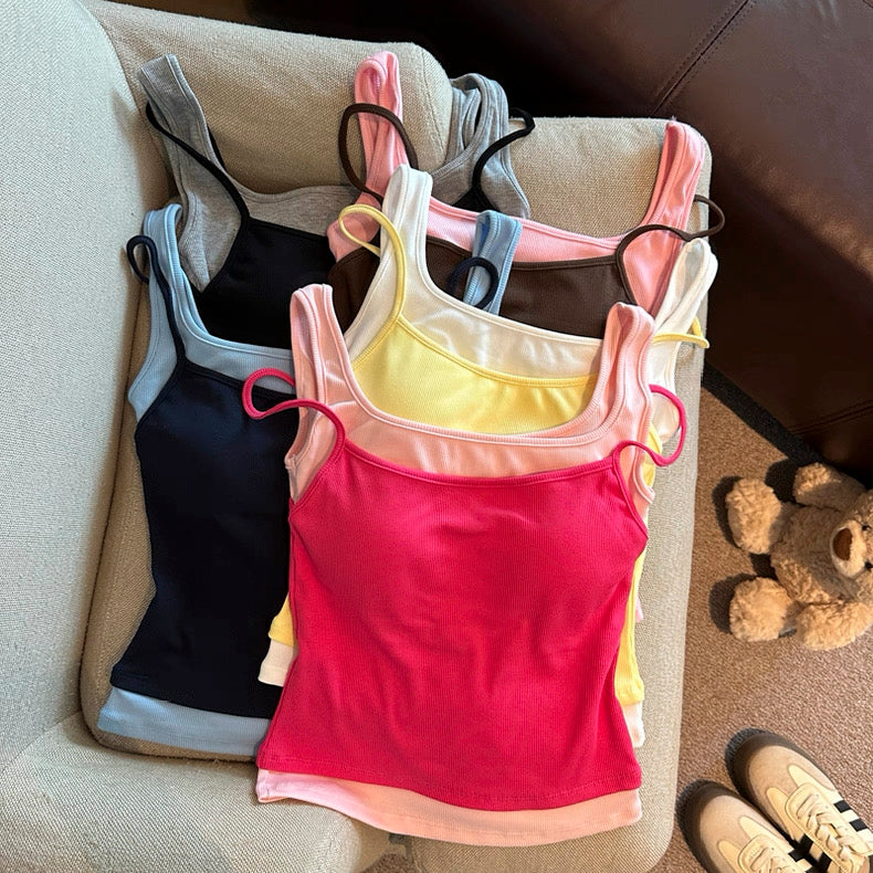 Candy Layer Built-in Bra Top