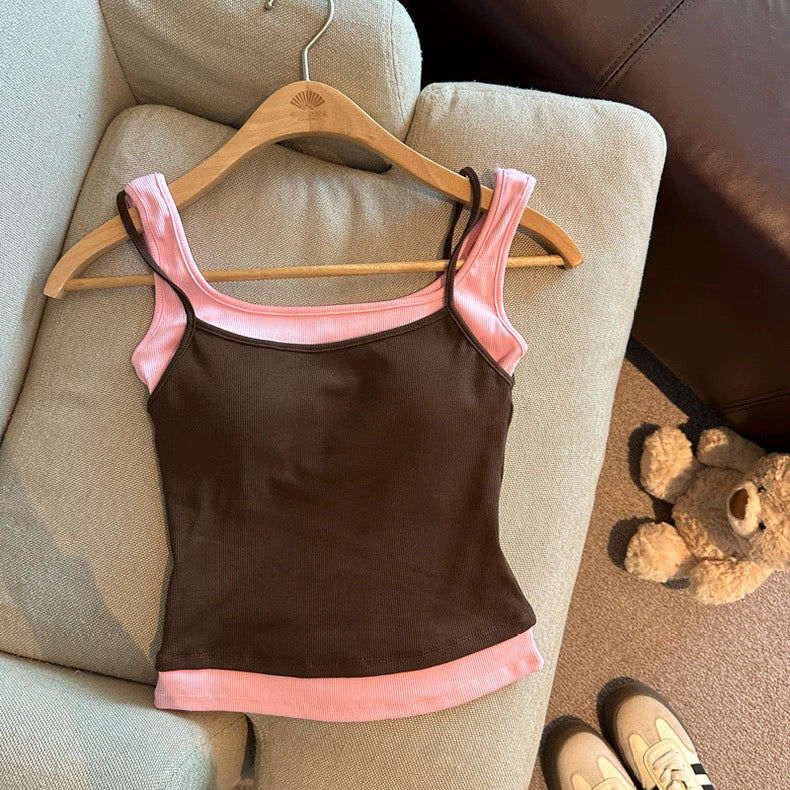 Candy Layer Built-in Bra Top