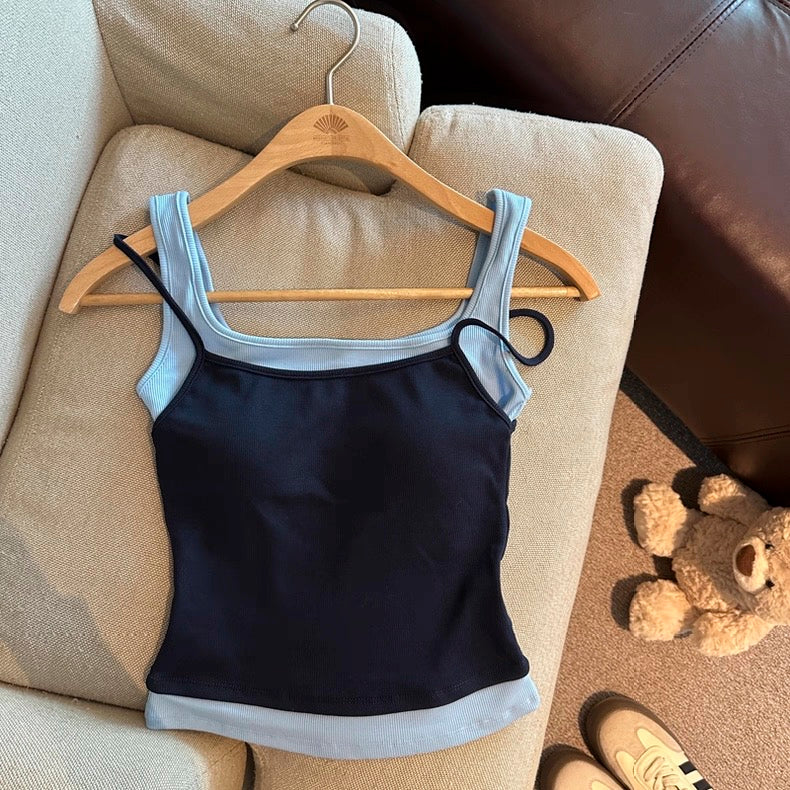 Candy Layer Built-in Bra Top