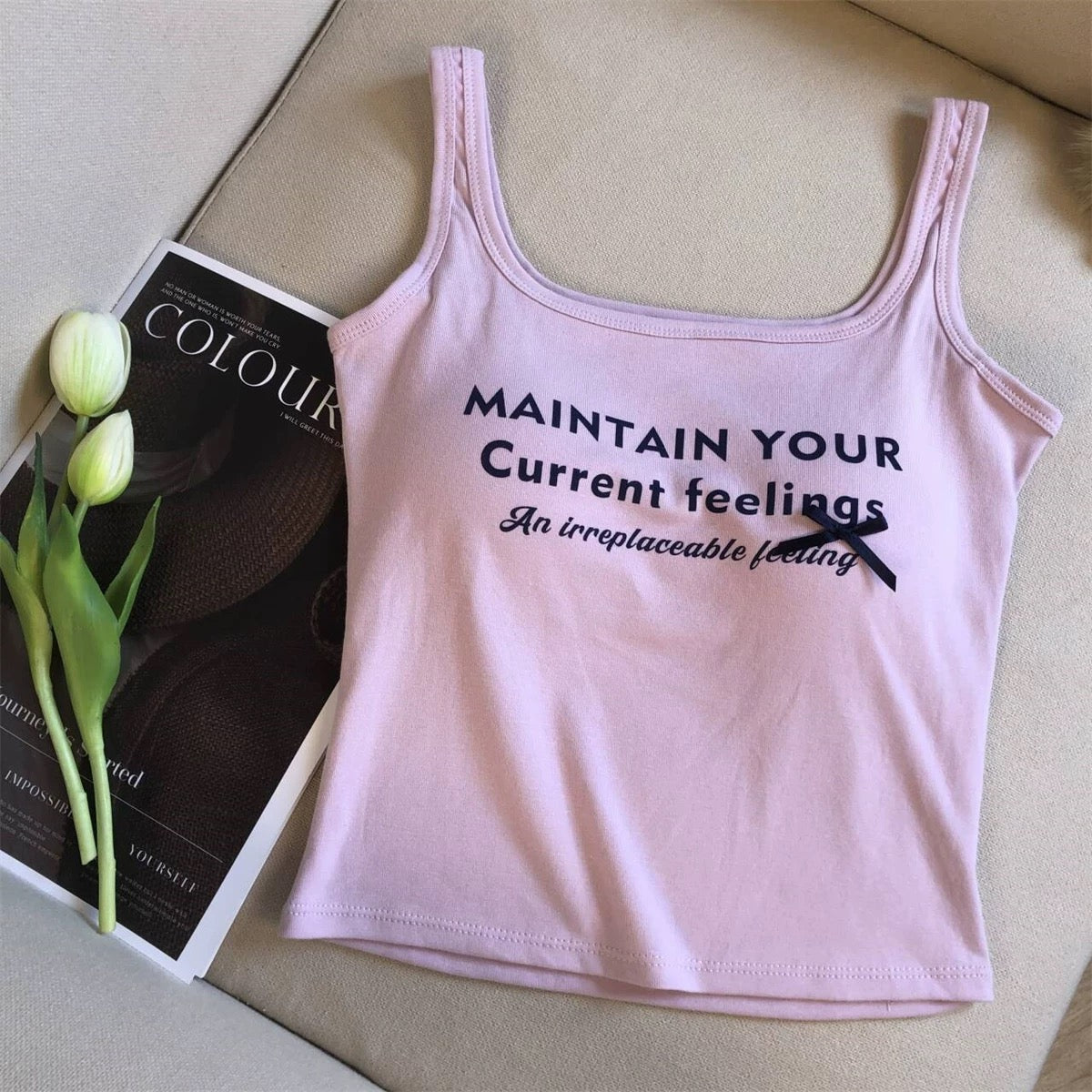 Feelings Built-In Bra Top
