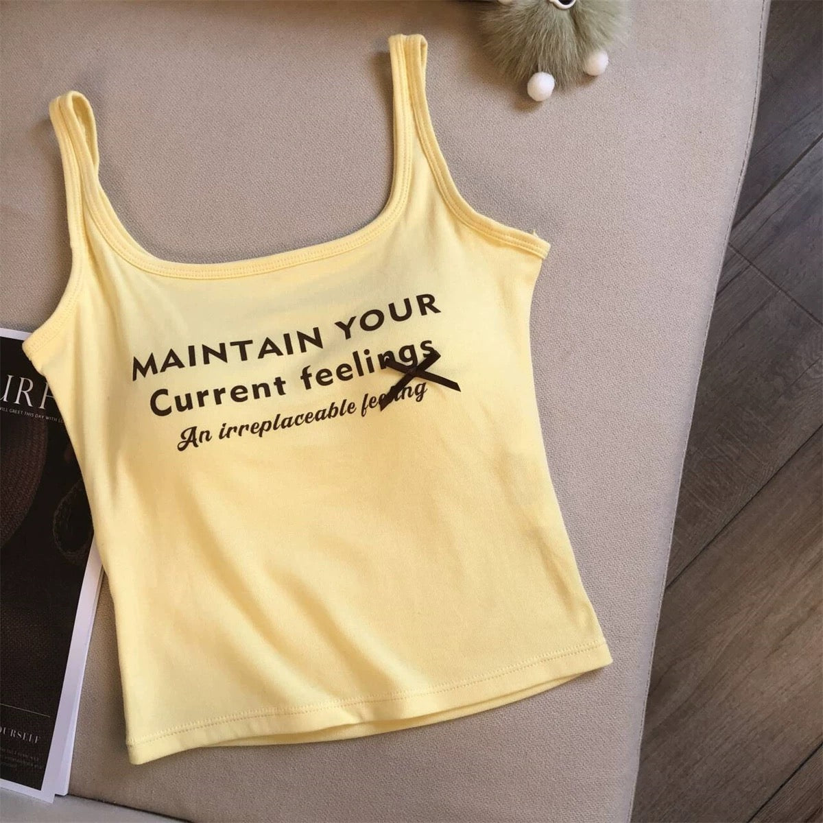 Feelings Built-In Bra Top