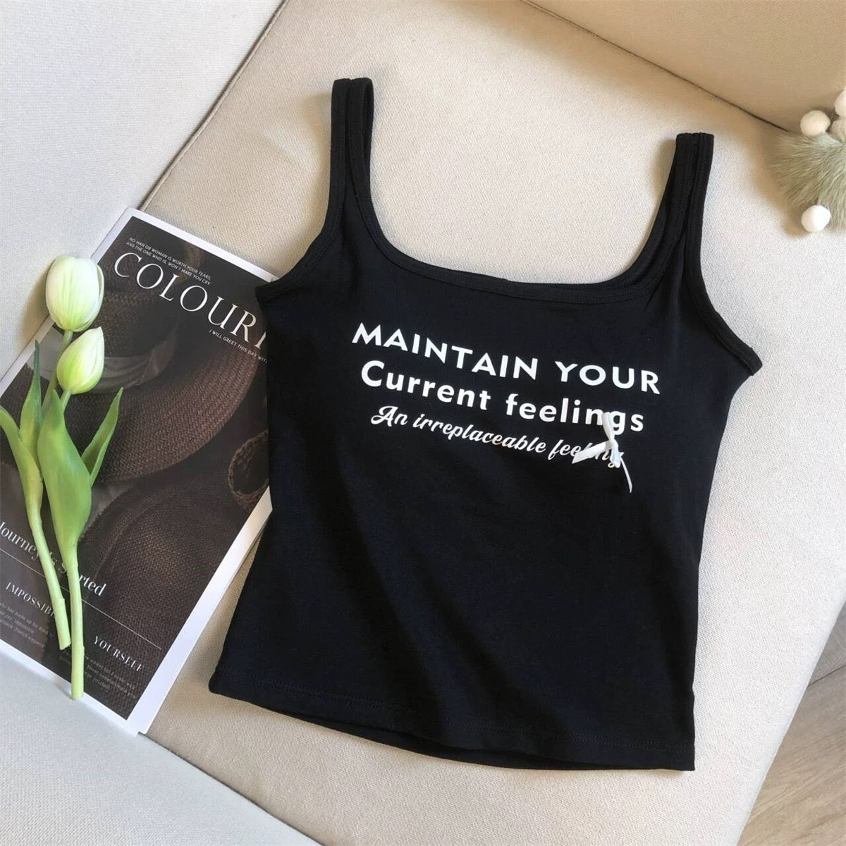 Feelings Built-In Bra Top