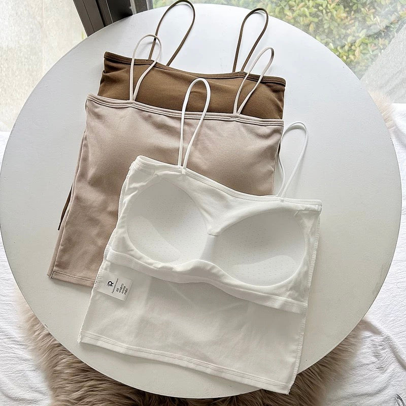 Shanghai Criss Cross Built-In Bra Top