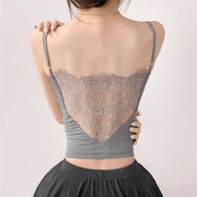 Dubai Back Lace Built-In Bra Top
