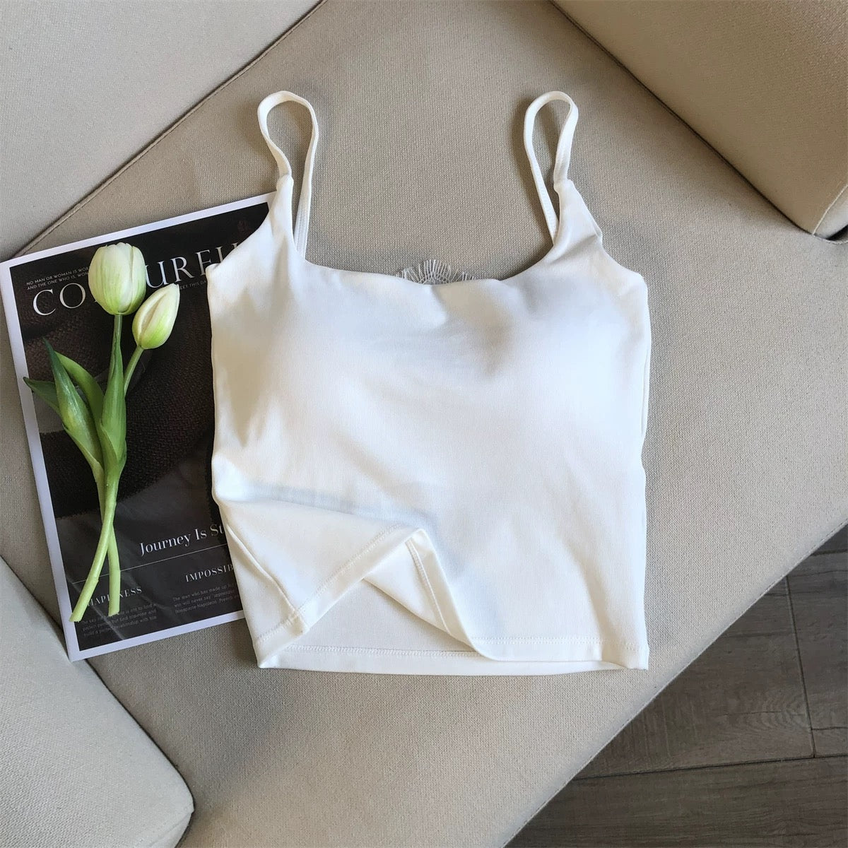 Dubai Back Lace Built-In Bra Top