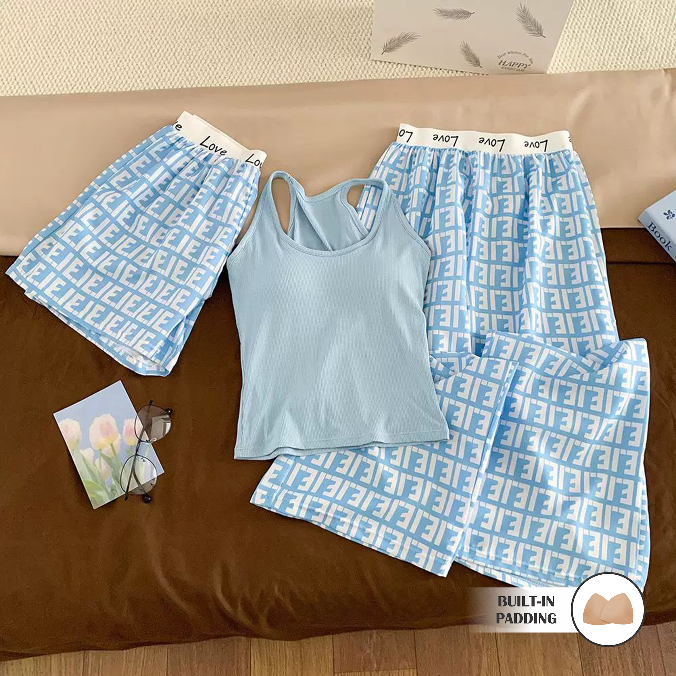 Pattern Play Padded Lounge - 3pc Set