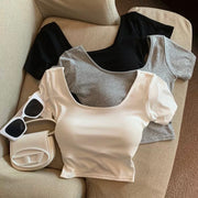 Austin Built-In Bra Crop Top