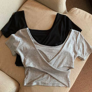 Austin Built-In Bra Crop Top