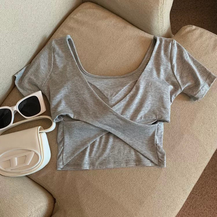 Austin Built-In Bra Crop Top