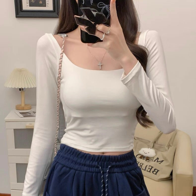 Auckland Button Cutout Built-In Bra Top