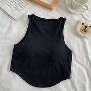 Budapest High Neck Built-In Bra Top