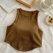Budapest High Neck Built-In Bra Top