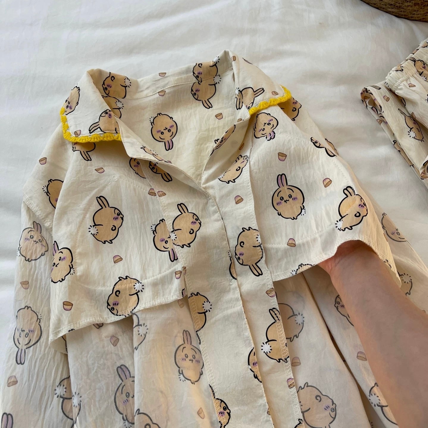 Fulffy Bunny Padded Nightsuit Set