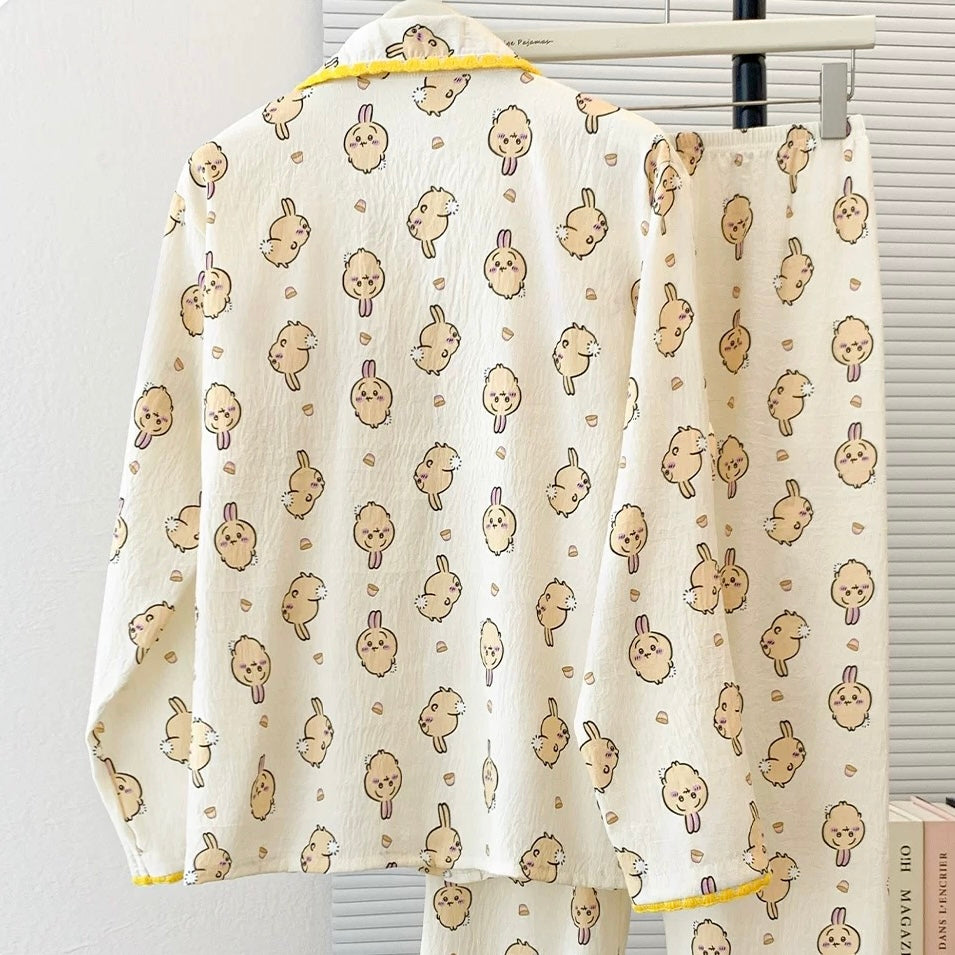 Fulffy Bunny Padded Nightsuit Set